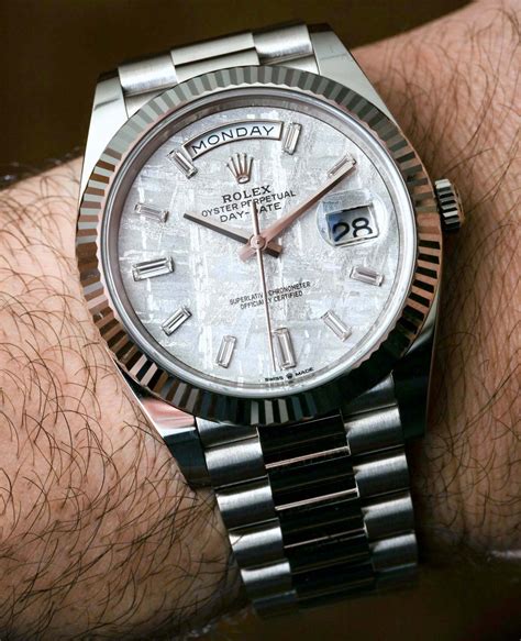 meteorite rolex day date